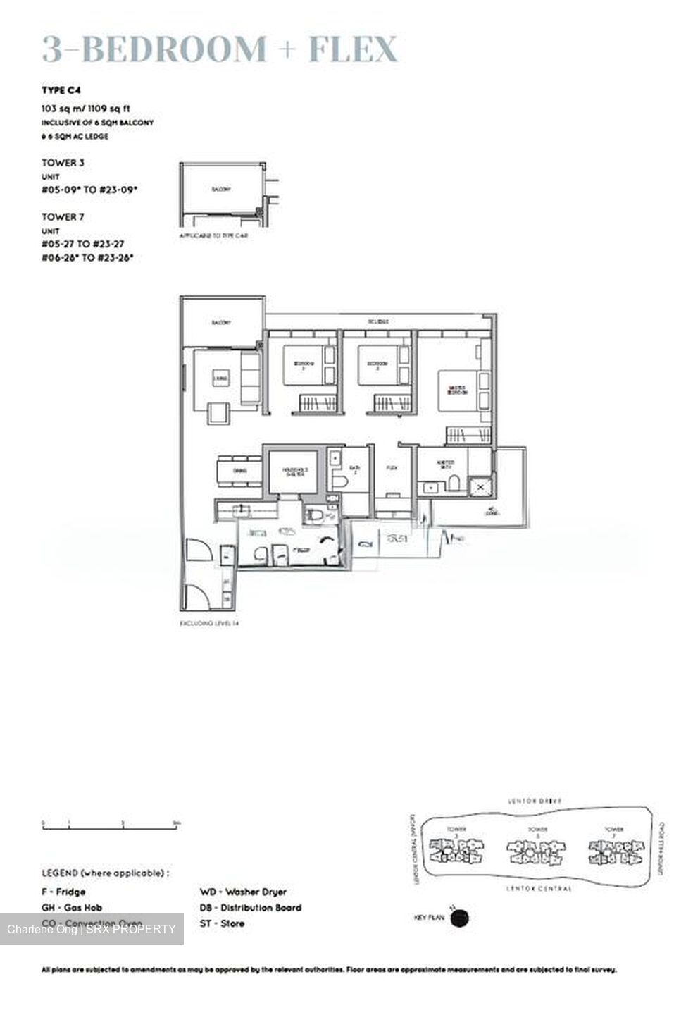 Lentor Modern (D26), Apartment #533201701